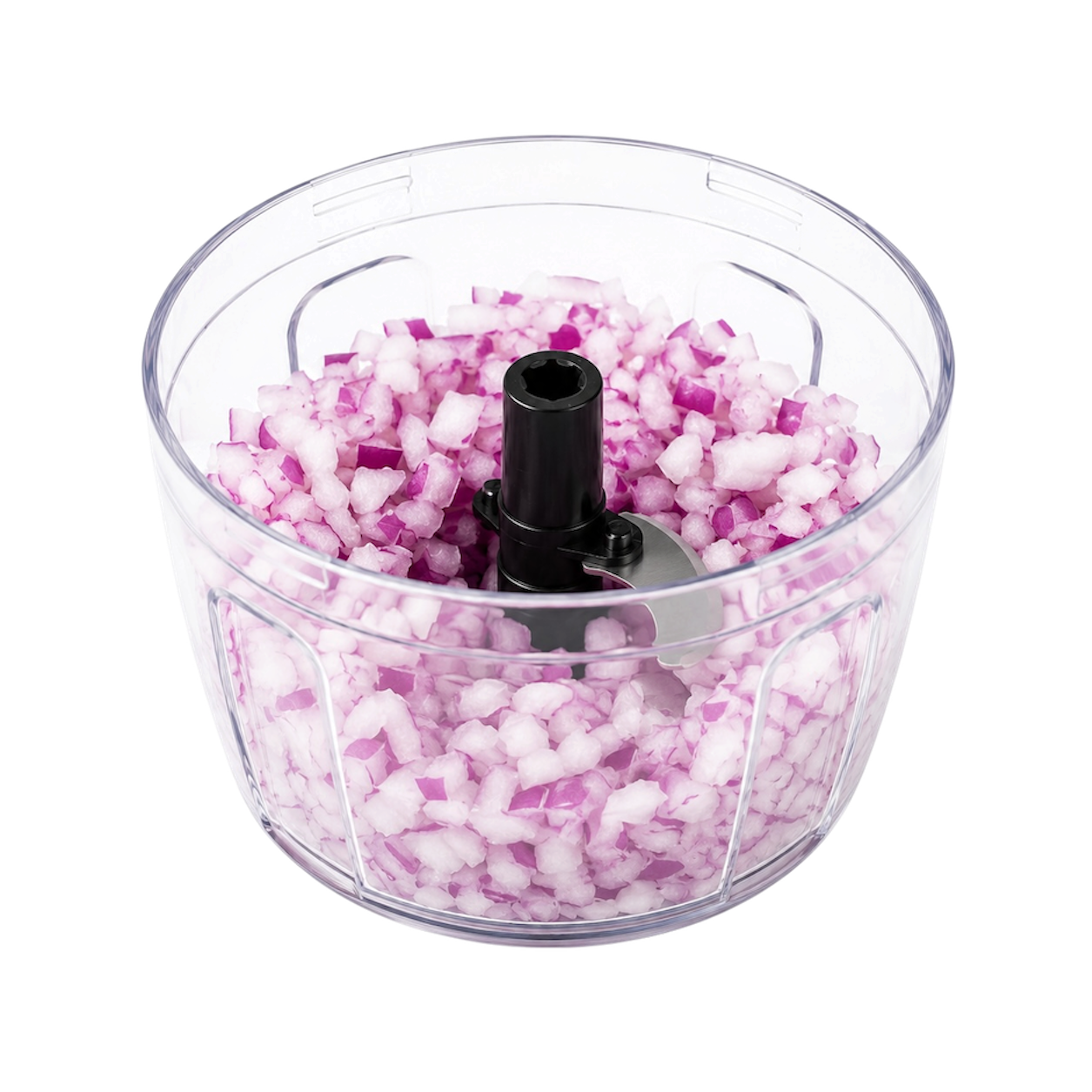 ProChop bowl filled with evenly diced red onion